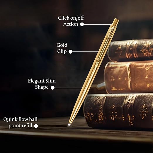 Parker Classic Gold Trim Ball Pen thumbnail