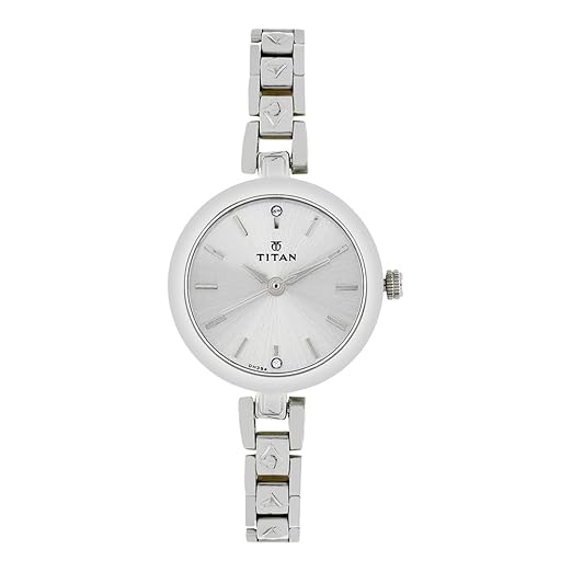 Titan Karishma Analog Silver Dial Women's Watch