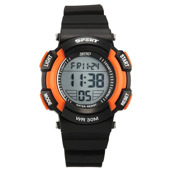 Zoop Digital Dial Black Plastic Strap Watch for Kids