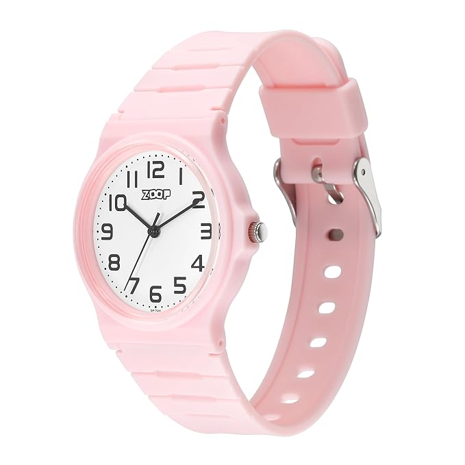 Zoop by Titan Back to School Quartz Analog White Dial Polyurethane Strap Kids Watch