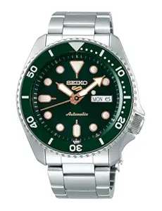 Seiko Stainless Steel Analog Green Dial Men Watch thumbnail