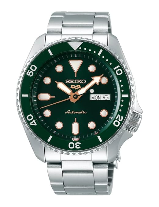 Seiko Stainless Steel Analog Green Dial Men Watch thumbnail