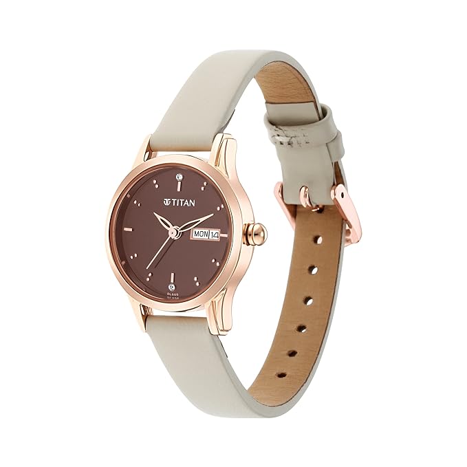 Titan Analog Brown Dial Women's Watch thumbnail