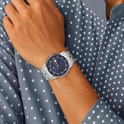 Titan Karishma Analog Blue Dial Men's Watch thumbnail